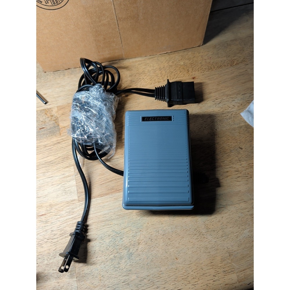 FDM KD-1902 Sewing Machine‎ Speed Controller Foot Pedal 3 Prong Plug Rare